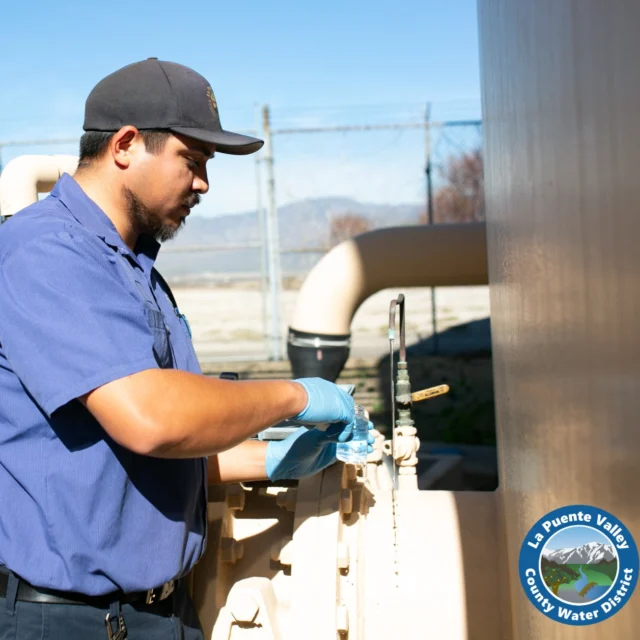 Just out here sampling water so you don’t have to! 💧 Our crew works hard to keep your drinking water clean, safe, and tasty. #DrinkingWaterWeek
